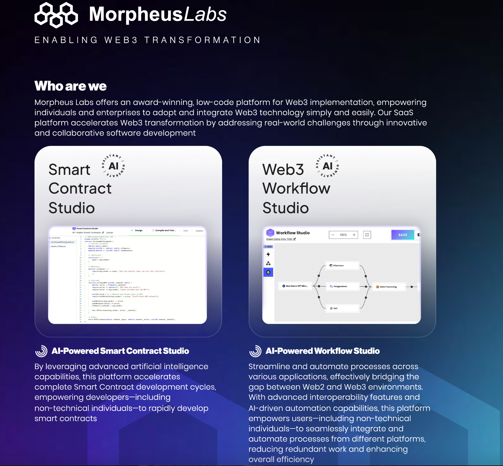 screenshot of ML Seed Platform